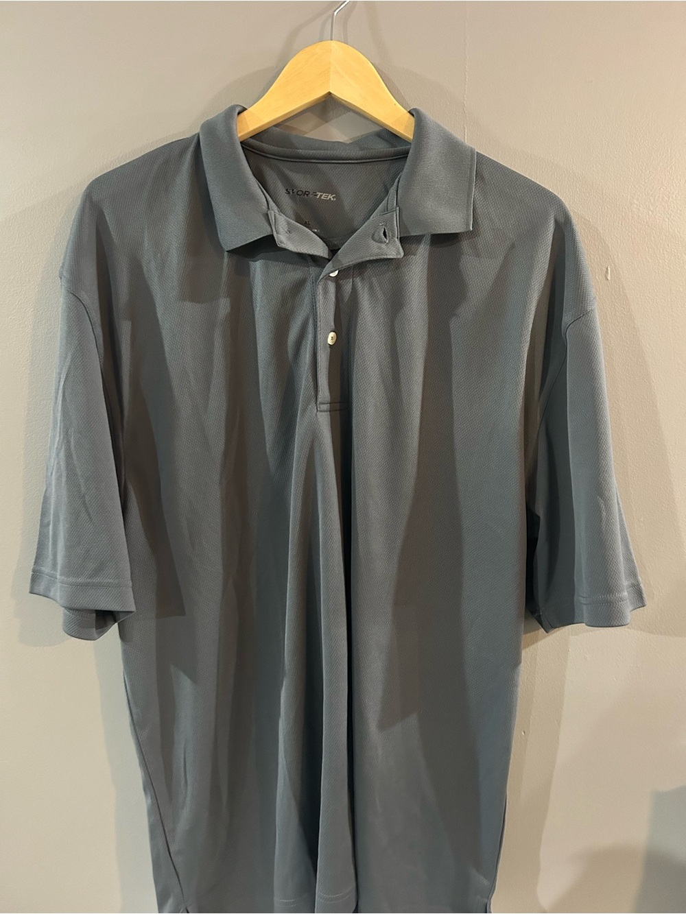 Sport-Tek Men's Gray Polo Shirt